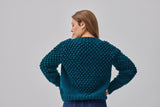 BABY ALPACA CARDIGAN GREEN / S