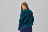 BABY ALPACA CARDIGAN GREEN / S