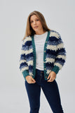 BABY ALPACA CARDIGAN MULTICOLOUR / S
