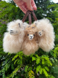 KEYCHAIN BABY ALPACA BEIGE