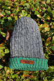 HANDMADE UNDYED BABY ALPACA BEANIE GREY