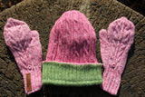 PLANT DYED BEANIE PURE BABY ALPACA PINK CITROEN