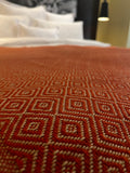 Alpaca & Peruvian Cotton Throw Terracota