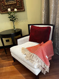 Alpaca & Peruvian Cotton Throw Terracota