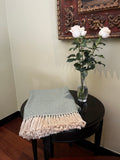 Alpaca & Peruvian Cotton Throw Green
