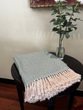 Alpaca & Peruvian Cotton Throw Green