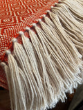 Alpaca & Peruvian Cotton Throw Terracota