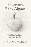 KEYCHAIN HEART BABY ALPACA PINK
